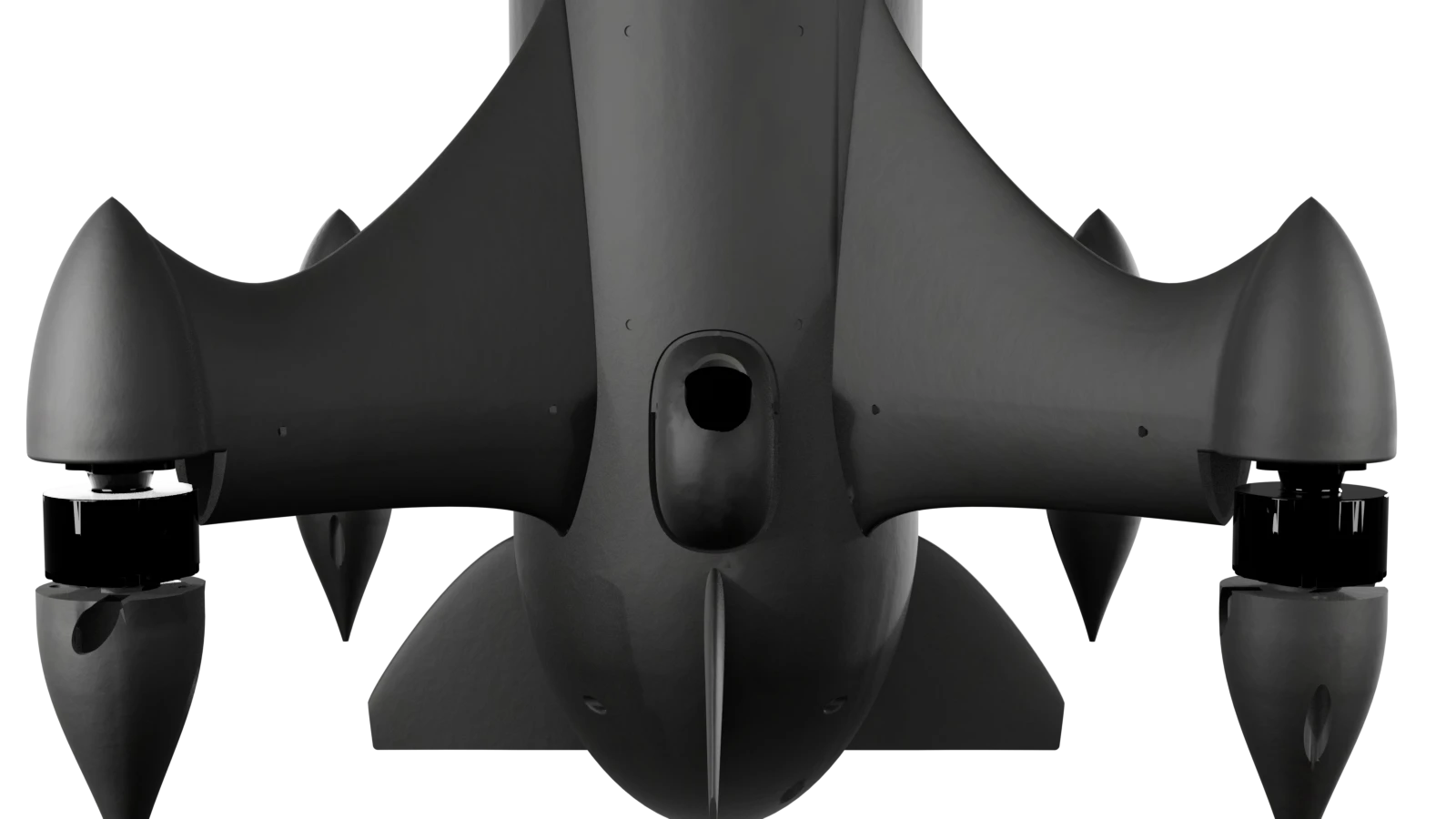 BC Interceptor з видимими рушіями та оптичним модулем
